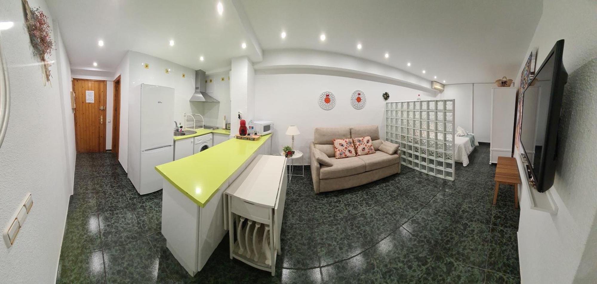 Apartamento Loft Primera Linea De Playa, Vistas Altas Mar Y Castillo Peñíscola Kültér fotó